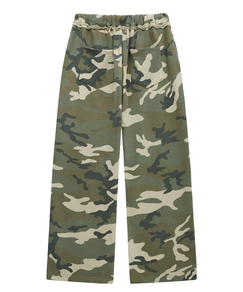 MIDNIGHT MOVE Lg Camo Pants (Beige)