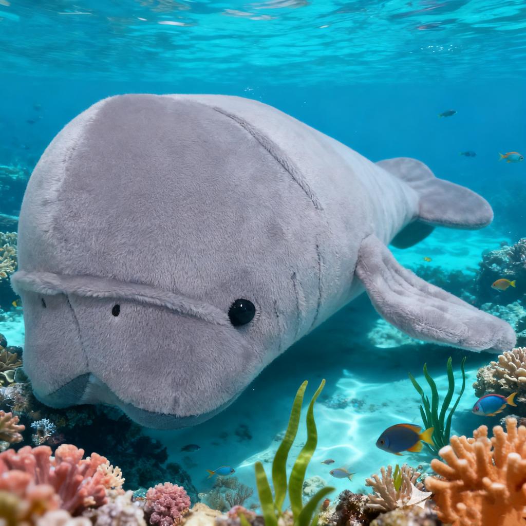 34cm50cm Kawai Morgan Der Seekuh Plüschtier Sanftes Meereswesen Geschenk Kinder Meeresleben Liebhaber Kuschelige Seekuh Weihnachtsgeschenk