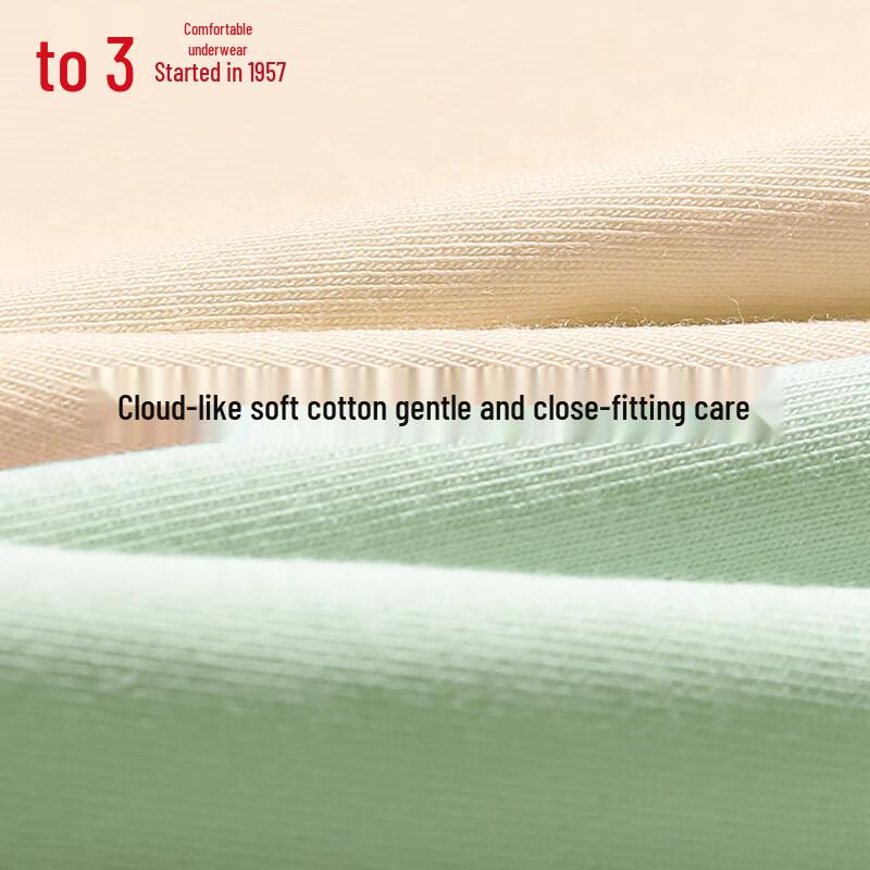 Hongdou Women's 40S Cloud-Feel Soft Cotton Antibacterial Panties