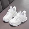 Students Running Shoes Mesh Breathable Kids Fashion Shoes White Non-slip 2025 Brand New Children Sneakers Thick Soft Sole Trendy