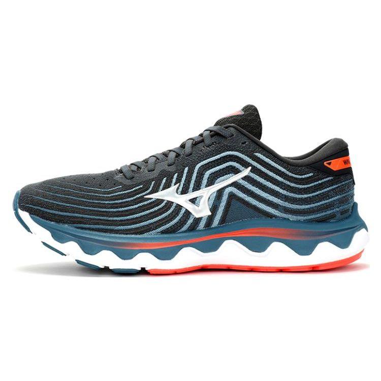 Mizuno Horizon 6 Comfortable Stylish Durable Breathable Low-Top Casual Running Shoes Men Sneakers Black Silver Orange J1GC222611