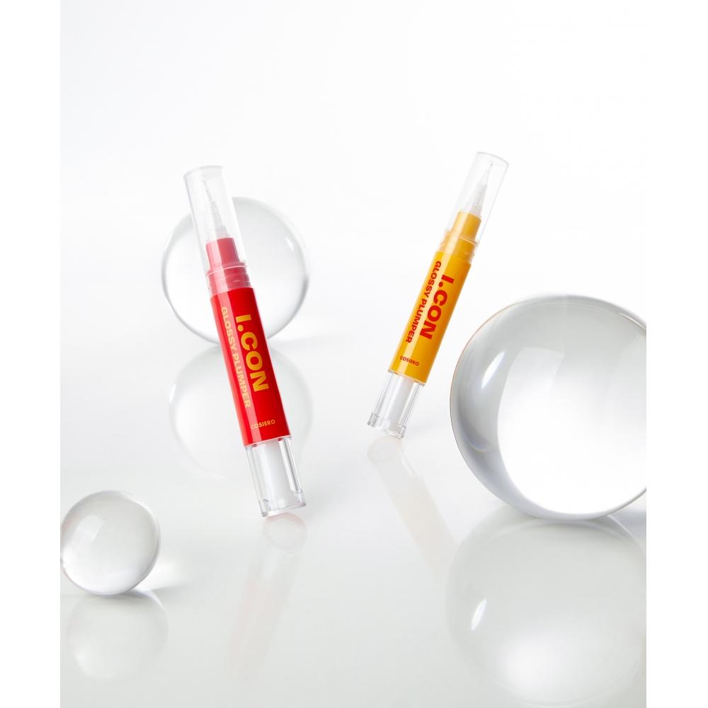 [02 Clear Red] Cosiero Icon Glossy Plumper