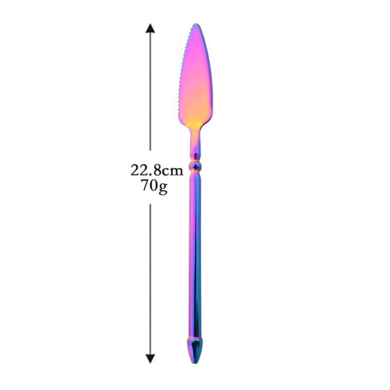 304 Stainless Steel Cute Flatware Cutlery Set Creative Trident Fork Western Knife Spoon Fork Silverware Tableware Set
