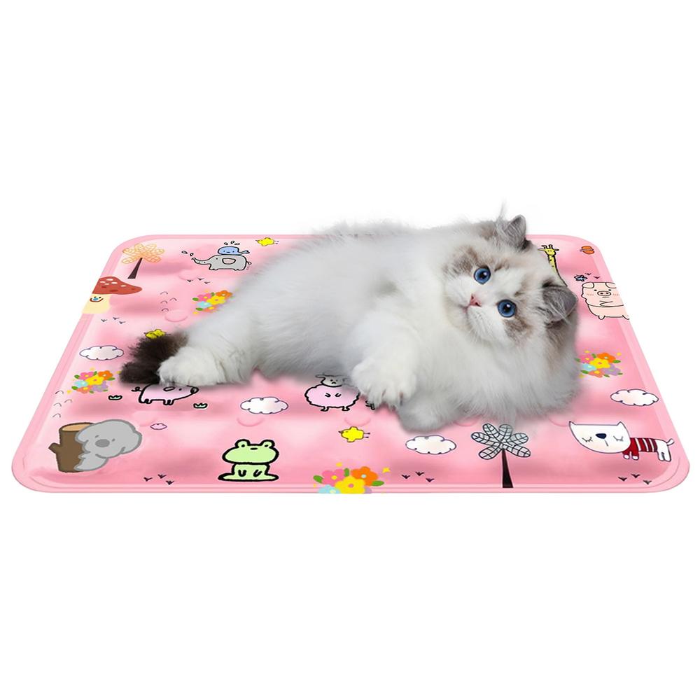 

Dog Cooling Blanket Chill Puppy Pad 16x20 Inch Self-Cooling Dog Sleep Mat Washable Portable For Indoor Outdoor For Small Medium
