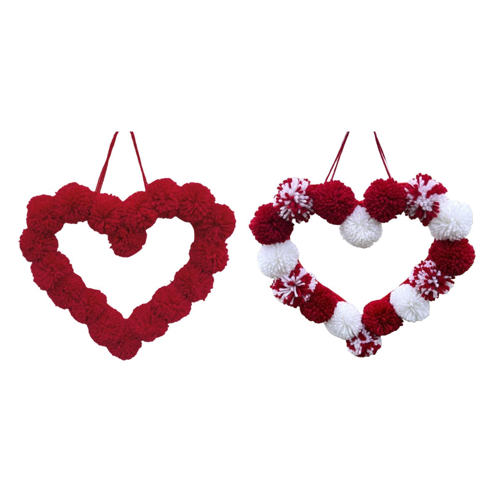 

Венок ко Дню святого Валентина, красочный реквизит для мероприятий на открытом воздухе, вечеринка по случаю дня рождения