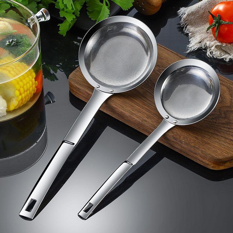 Household Grease Trap Kitchen Gadgets Filter Sieve Super Fine 304 Stainless Steel Home Items Tools Dining Bar Garden