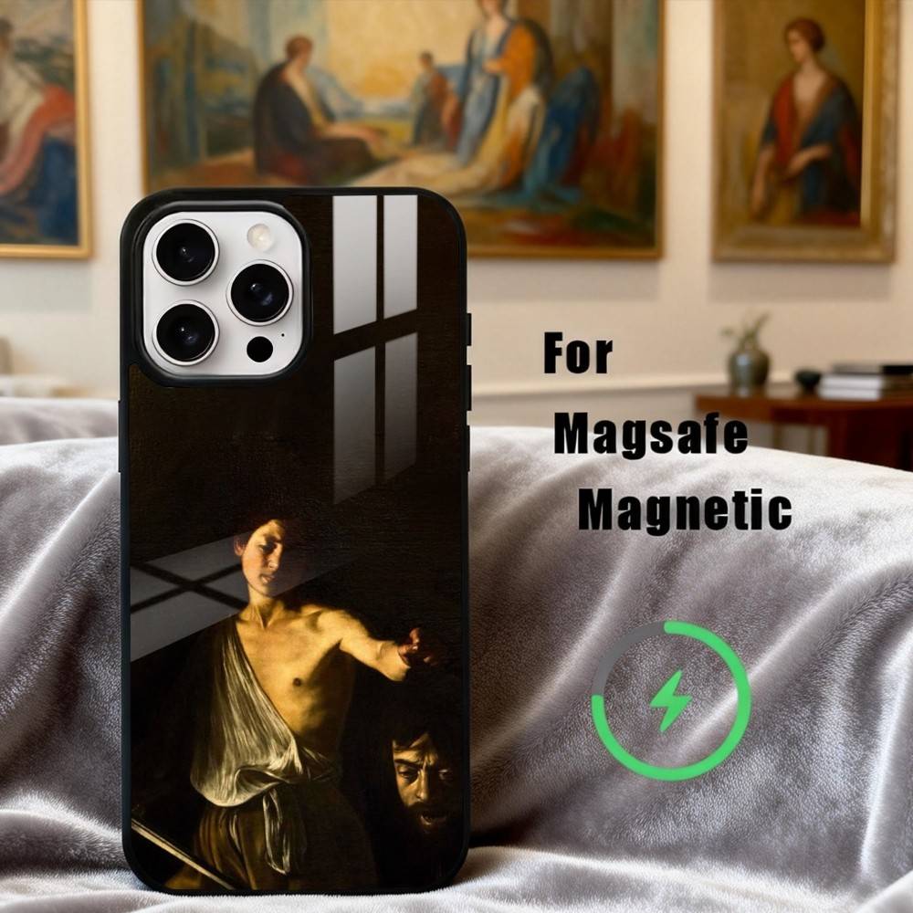 

Art C-Caravaggio P-Paintings Phone Case For iPhone17,16,15,14,13,12,11 Plus,For Magnetic Wireless Charge Cover iPhone16PROMAX