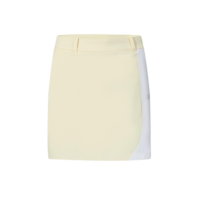 New FILA Golf Series SS24 Casual Short Skirts Women's Pear Blossom Yellow A11W425313FYE