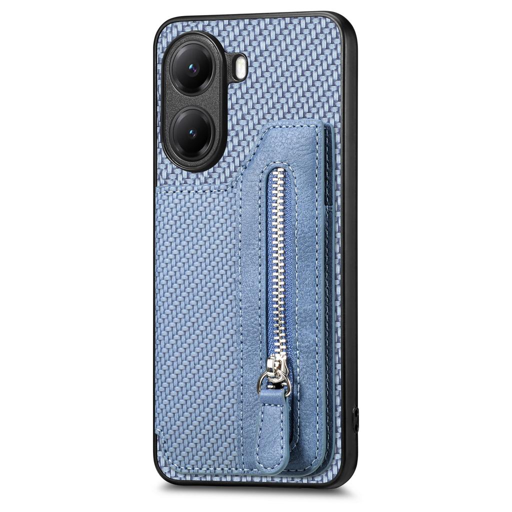 For Xiaomi Poco X7 Pro 5G/Xiaomi Redmi Turbo 4 5G Case Leather+PC+TPU Zipper Wallet Phone Cover