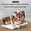 Portable Phone Screen Expander 10 Inch HD Magnifier Foldable Stand For iPhone Samsung Anti Blue Light Movie Gaming Red 1