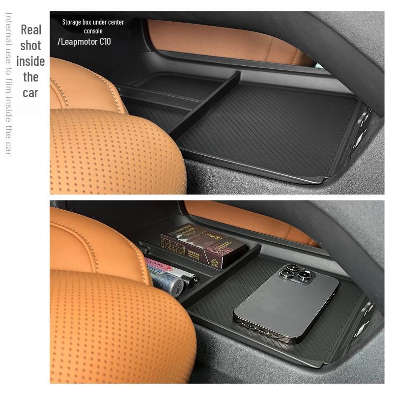 Leapmotor C10 Lower Center Console Storage Box Organizer & Interior Decoration