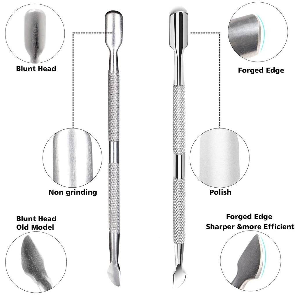 Stainless Steel Nail Scissor Steel Push Nail Art Tool Set Stainless Steel Nail Barb Scissor Nail Remover Skin Eliminator Pliers