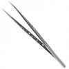 Tweezers Stainless Steel Straight Tip 124-140mm 1pcs