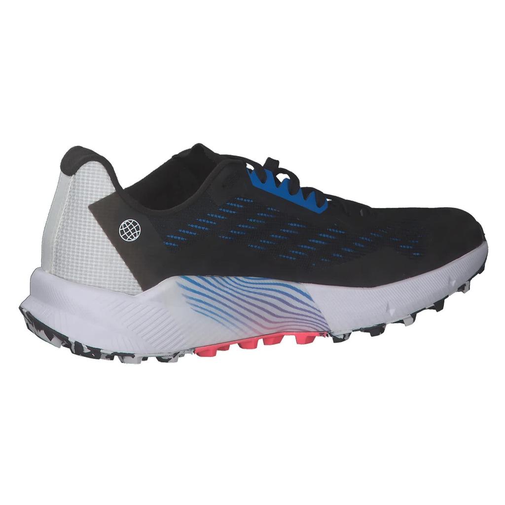 Adidas Terrex Agravic Flow Trail Running Core Size cm 2.0 Shoes, LTM89/LSF78, Men's, Black/Blue Rush/Turbo (GZ8888), 24.5