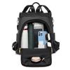 New PU Leather Backpack Large Capacity Student Schoolbag Book Organize Travel Storage Bags Portable Lightweight Student Backpack