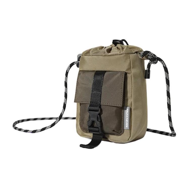 New Skechers Fabric Shoulder Bag Crossbody Bag Regular Unisex Elm Wood Color L124U002-03EN