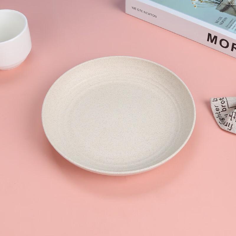 ZISIZ Wheat Straw Divided Dinner Plates