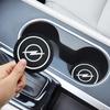 2Pcs Car Anti Slip Coaster Anti-noise Water Cup Pad Cushion Car Accessories For Opel Astra H G J Insignia Mokka Zafira Corsa Vectra B C D