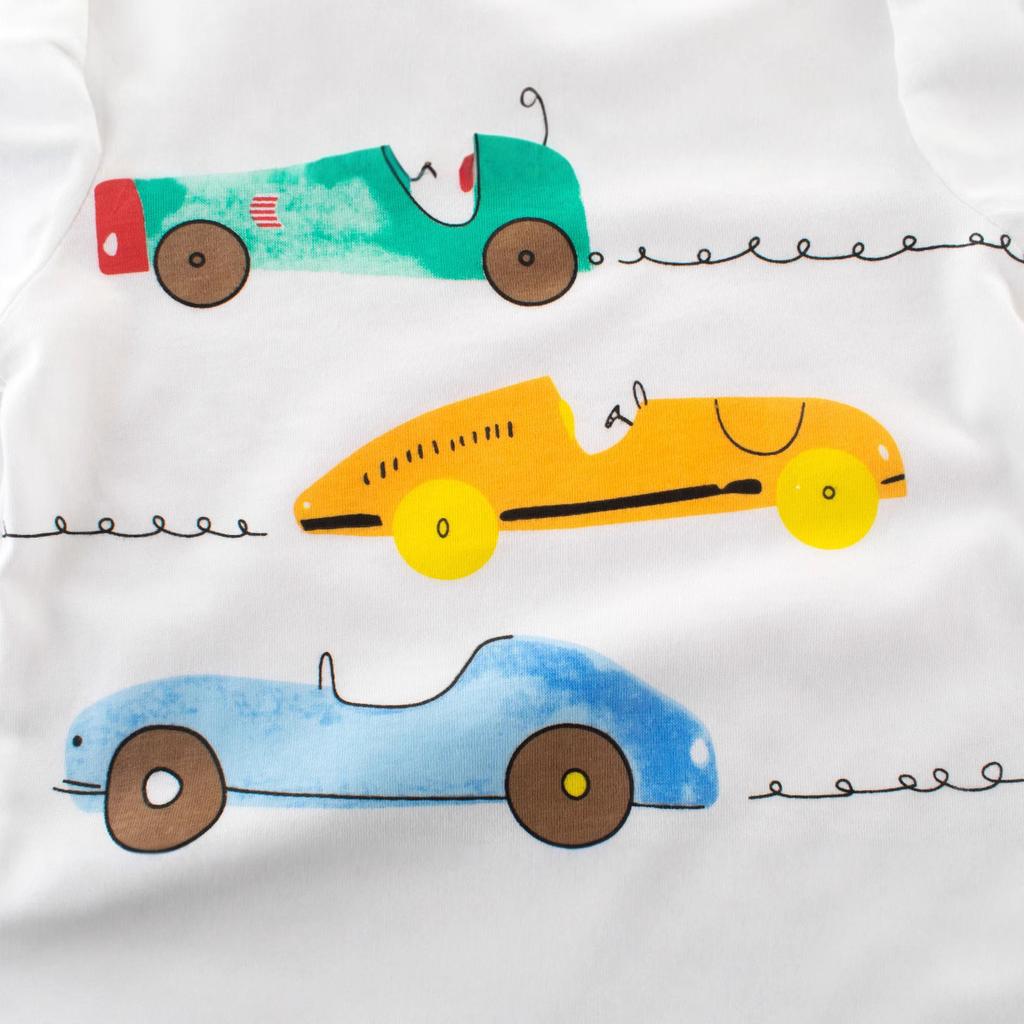 Boys Summer Short Sleeve T Shirt for Toddlers and Kids Cotton Top