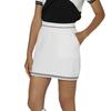 FootJoy Knit Pull-On Skirt, White, Women's, XL, FJW-F24-P03, 32336-XL