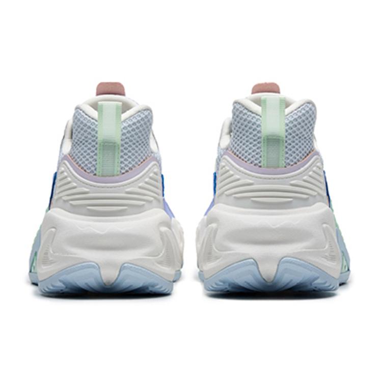 New Anta Walker 3.0 Cushioning Anti Slip And Wear Resistant Low Top Casual Shoes Women's White Blue Gray 122238881-5