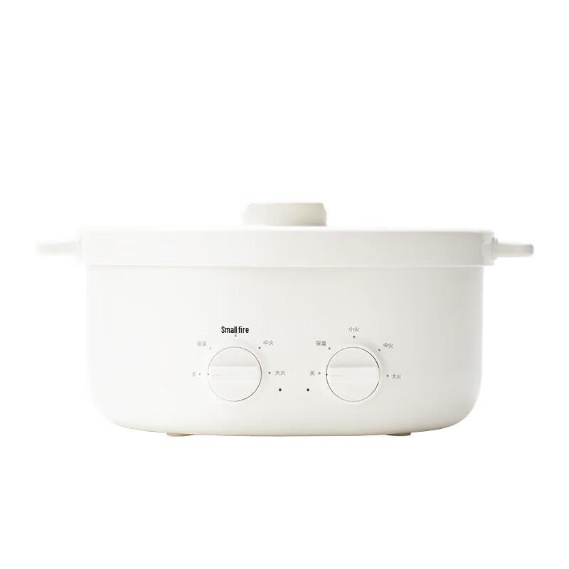 Ouleike 6L Multifunktions-Schmorpfanne mit Trennwand, CN-Stecker (Adapter enthalten)