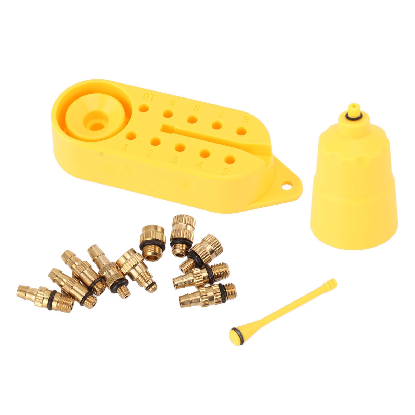 Bike Brake Bleed Kit Universal Bicycle Hydraulic Disc Brake Bleed Connector Stopper Funnel Base for Mountain Bicycles