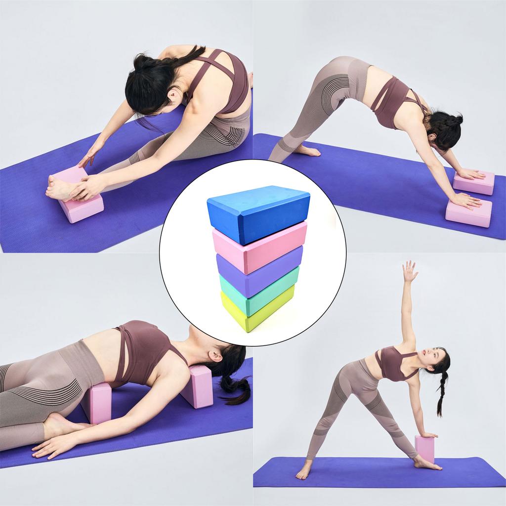 Nonslip Yoga Foams Block High Density Foams Yoga Brick Yoga Accessories for Yoga Pilates Meditations Easy To Use