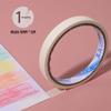 White Crepe Masking Tape: No Residue, Easy to Tear, Writable, Medium Strength Adhesive for Auto Paint & Art.