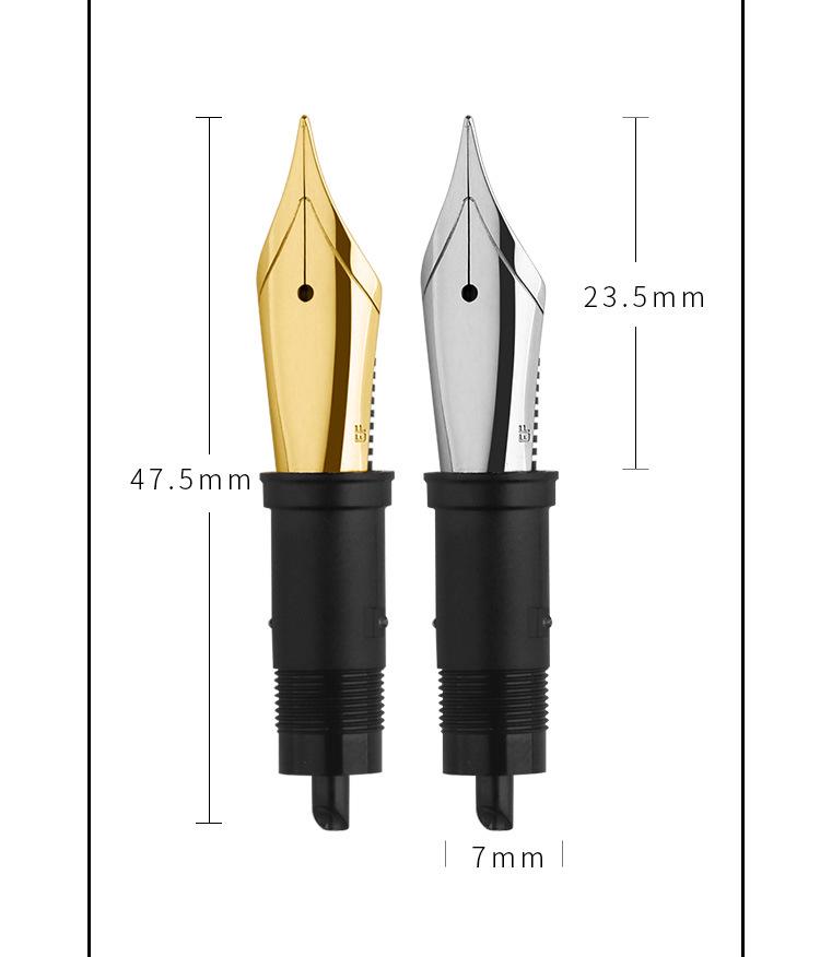 German SCHMIDT Bock Gold-Plated Silver Nib Fountain Pen Set FH241/FH452