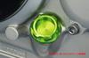 POSH 500006-28 Motorcycle Goods Machine Filler Cap M27 x P1.5 Lime Green