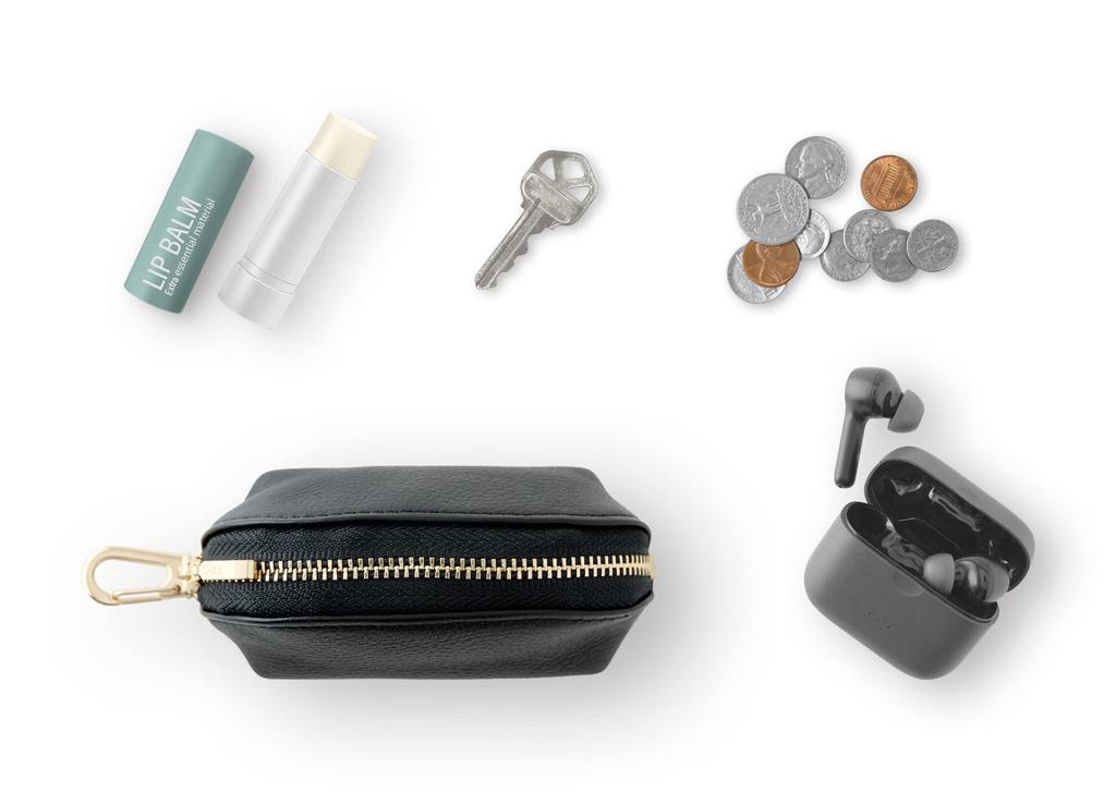 OSL Round Key Pouch Mini Yellow Simple Slip-On OSL-3203 Men's Women's