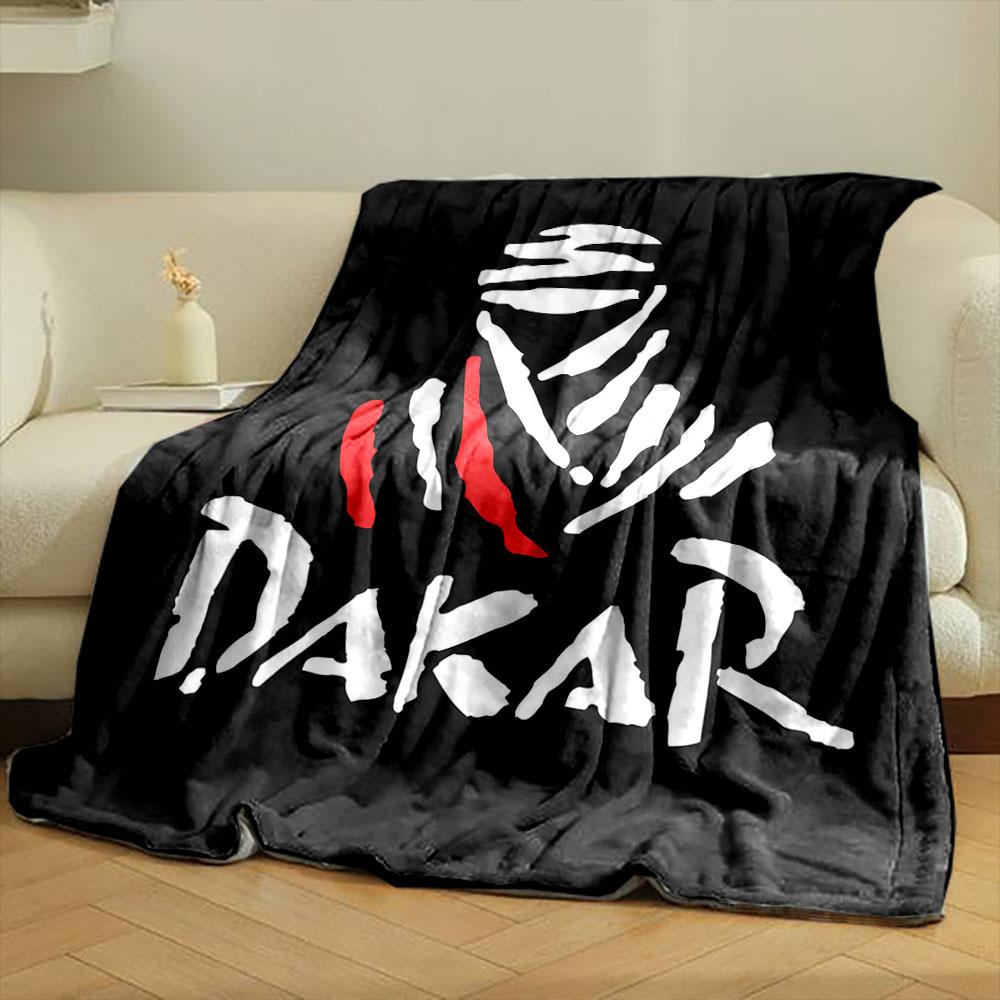Rally Racer Dakar Blanket Bedroom Blanket for Livingroom Couch Lunch Break Soft Cozy Throw for Friend's Festival Gift