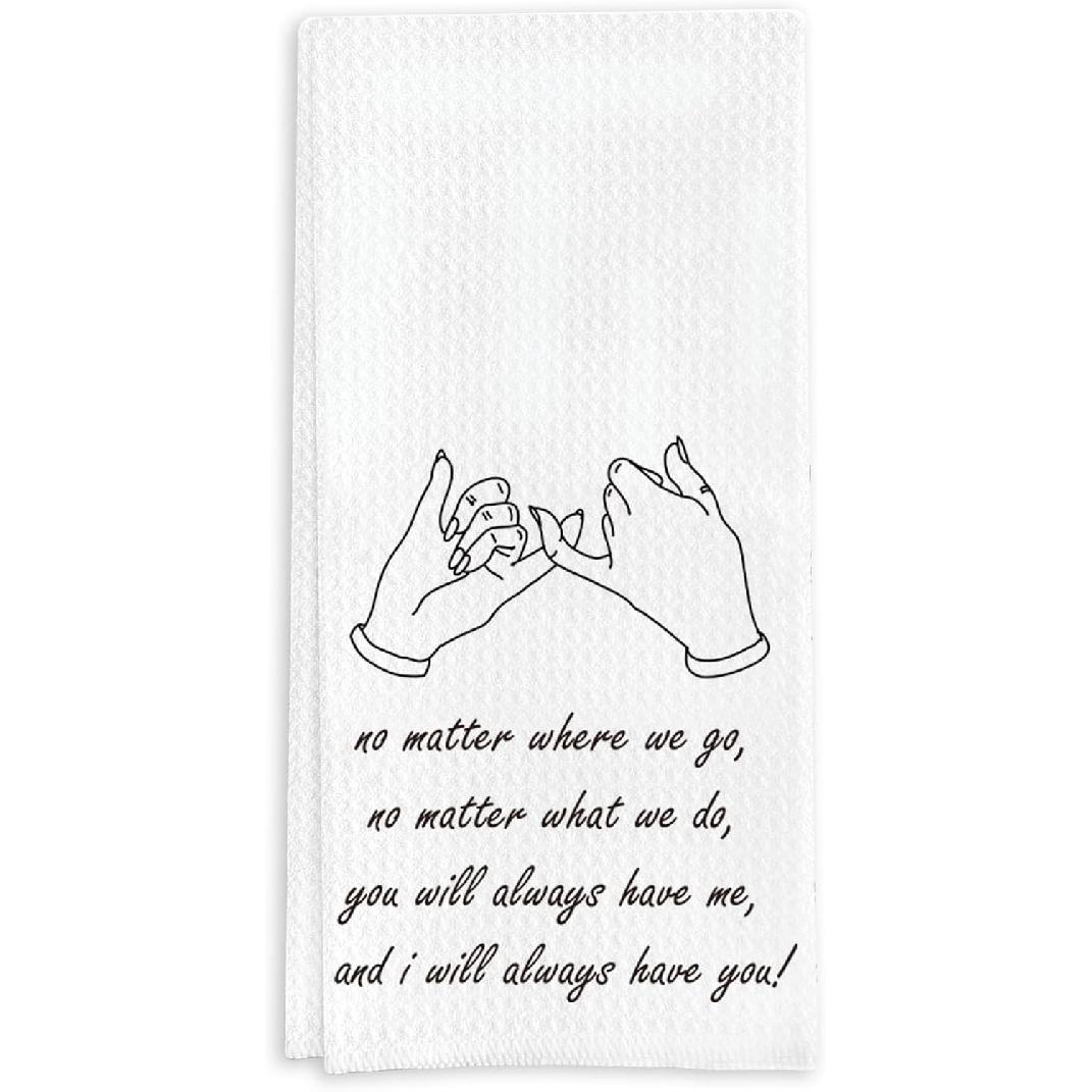 Kitchen Towels Housewarming Gifts for Friends,New Home New Memories Kitchen Tea Towels Gifts for Homeowners (24 x 16 in) Matter