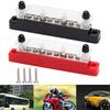 Battery Distribution Block 150A RV Terminal Cable Screws Copper Plates Easy Installation Excellent Conductivity
