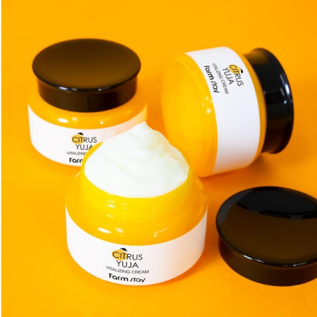 [Farmstay] Citrus Yuja Vitalizing Jumbo Duo: Serum 100ml + Cream 100g