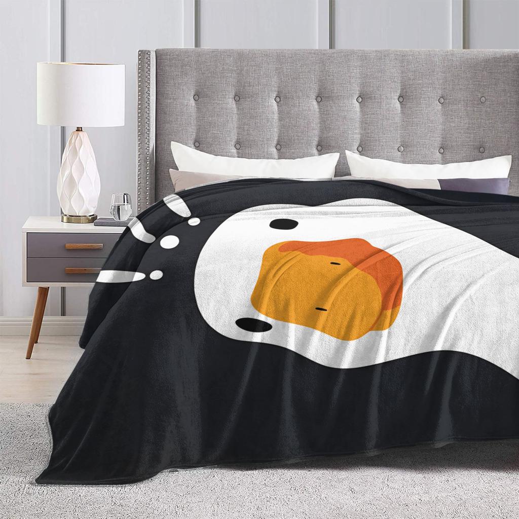 Super Warm Blankets Children Picnic Cute Cartoon Duck Bedding Throws Flannel Bedspread For Living Room Funny Sofa Bed Cover