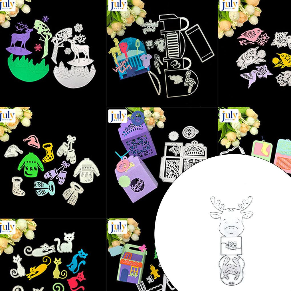 Carbon Steel Die Portable Christmas Cute Party Event Package Box Template Stencil Handmade Handicraft Accessories