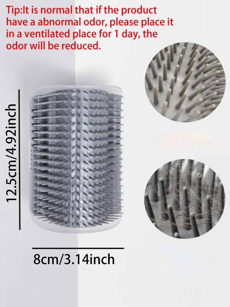 1 pz-Rullo dispositivo per graffiare gatti, giocattolo per graffiare massaggiatore angolare per gatti, usato per la rimozione dei peli di animali domestici e per il massaggio