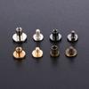 10Sets Nail Rivets Copper Leather Craft Belt Wallet Solid Brass Nail Rivets Screws Cloth DIY Shoes Hats Button Decoration Nail