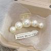 Korean Hairpins Elegant Pearl Hair Claws Pearl Claw Clips Shark Jaw Clamps  For Women Girls Fashion Hair Styling Headwear Tool