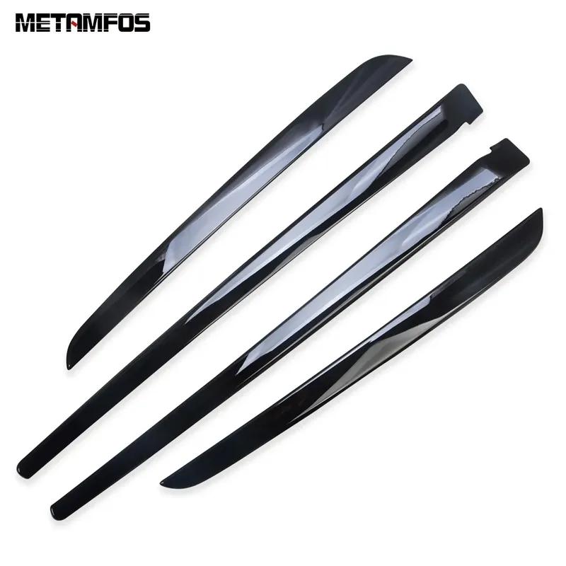 For Honda HR-V Vezel - 2024 2025 Black Ide Door Armrest Panel Strip Molding Trim Interior Accessories Car Styling
