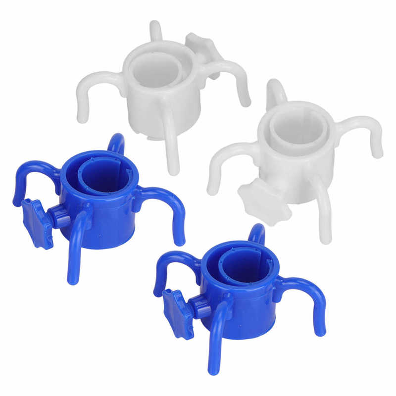 2Pcs Plastic Beach Umbrella Hanging Hook Umbrella Hanger 4 Prong Towel Hat Sunglasses Holder