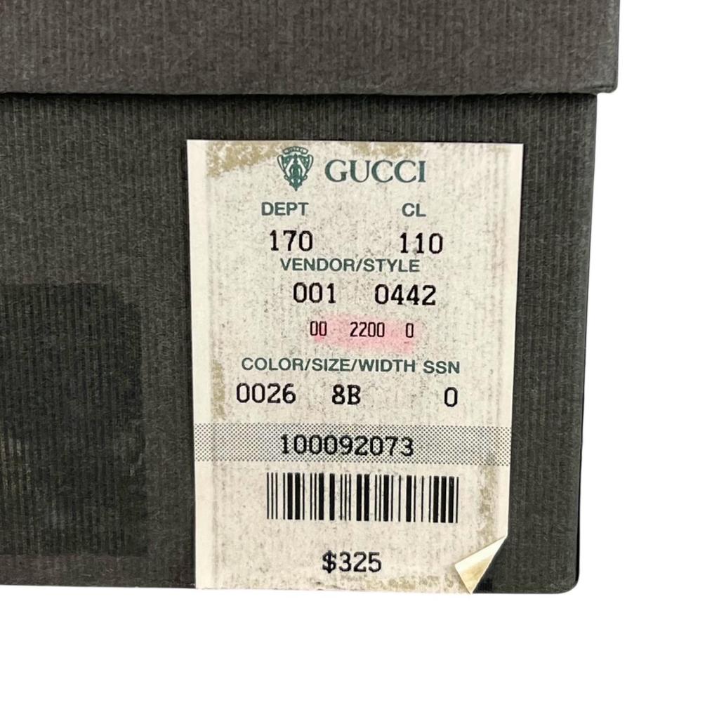 Pristine GUCCI Loafers Horsebit Brown Suede Leather Women 8 100 0442 Used