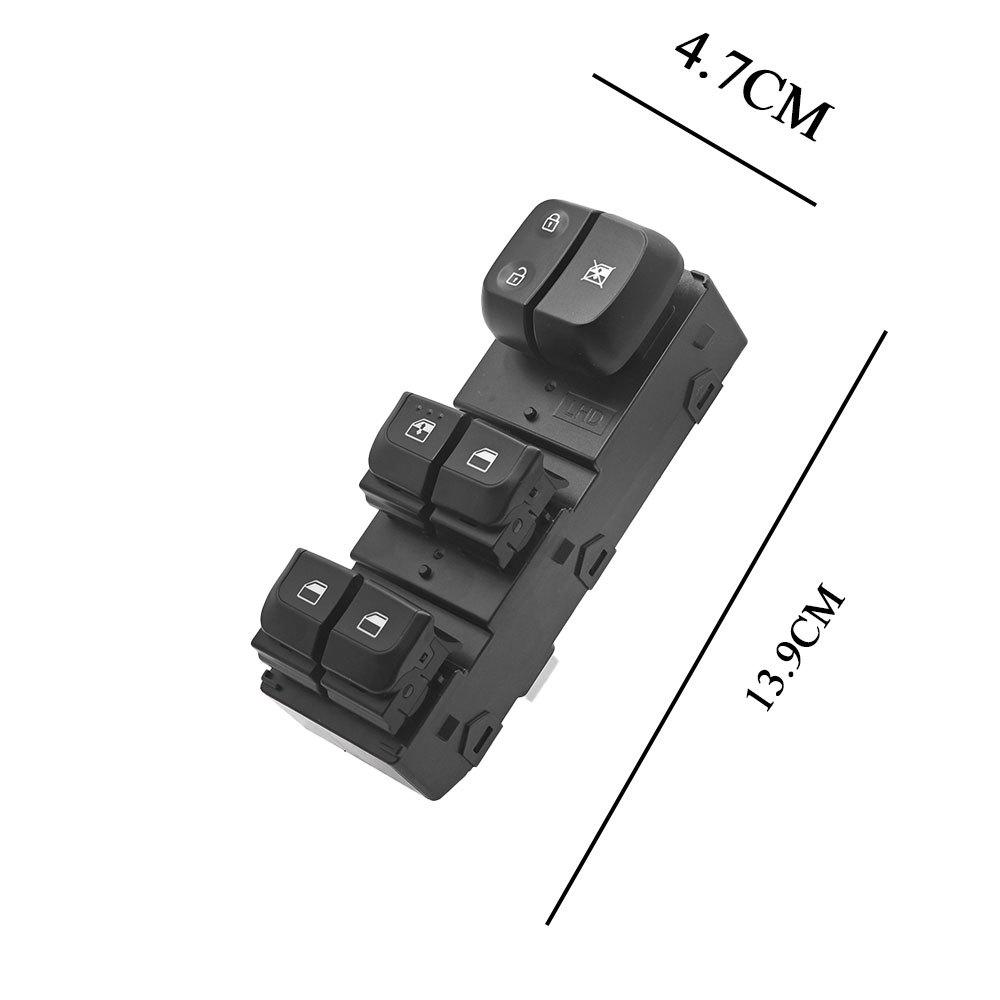 93571-G6000: Compatible with 2018-2023 Hyundai Kia Picanto window glass lifter switch. Electric
