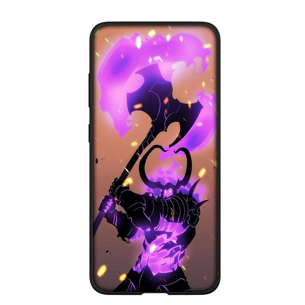 Phone Case for Samsung Galaxy S25 S23 S22 S24 Ultra FE A05 A06 A15 A16 A36 A37 A35 A54 A55 A56 A57 A25 A26 A53 Solo Leveling Anime Arise Poster Cover