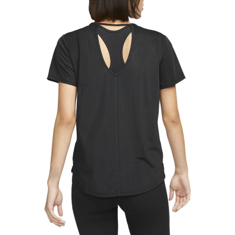 New Nike T Shirts Women's Black DX0132-010