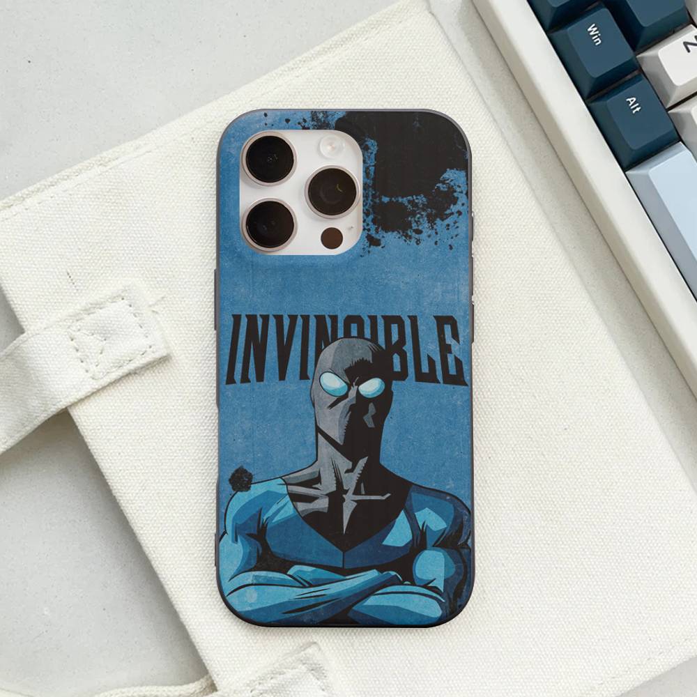 

Популярна Серія Супергероїв I-Invincible М який Гофрований Чохол для Телефону Для IPhone 11 12 13 14 15 16 17 Pro Max Plus Pro iPhone 14 plus