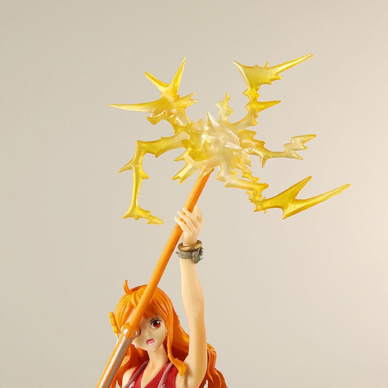 One Piece Anime Figures Battle Clima-Tact Nami Girl Figure Standing PVC Action Statue Model Collectible Children Toys Gifts
