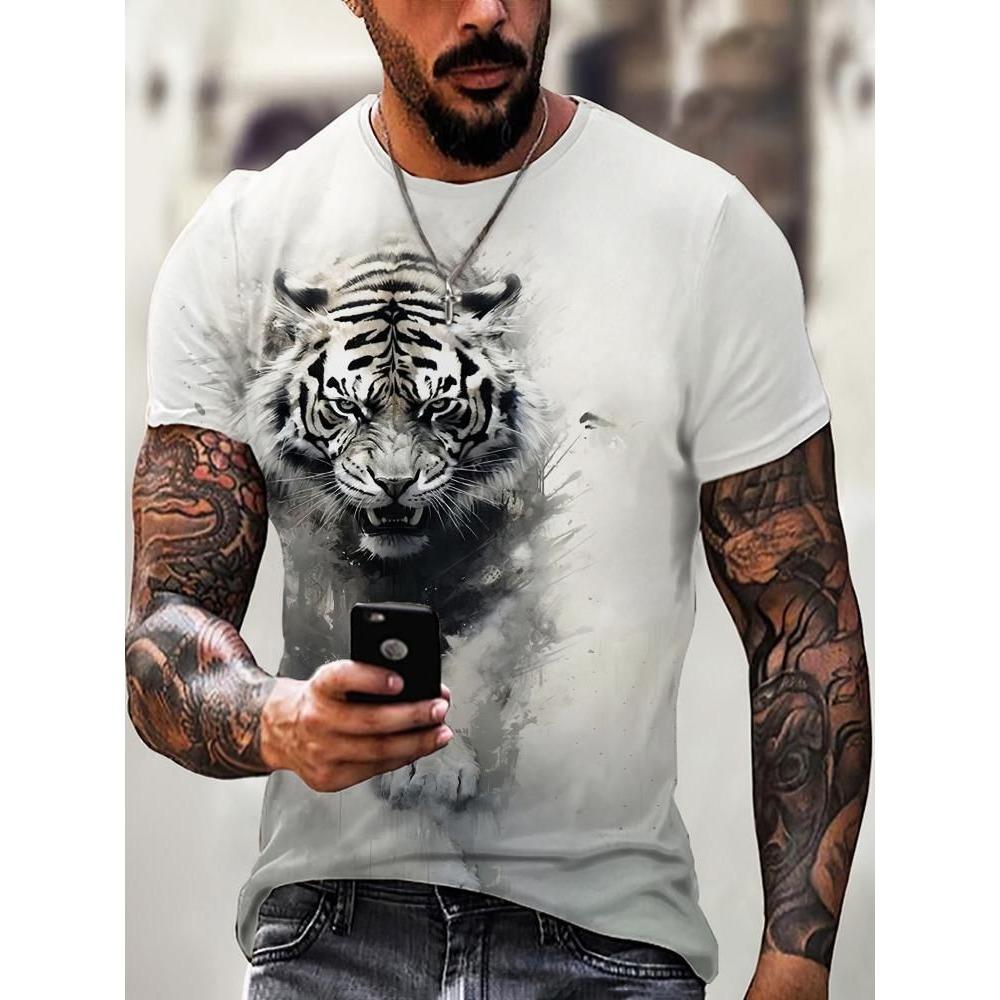 

3D animal T-shirt short sleeved T-shirt XS
